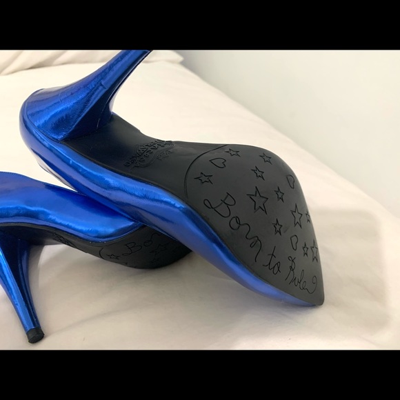 Princess VERA WANG Blue Pump Heels - Picture 9 of 9